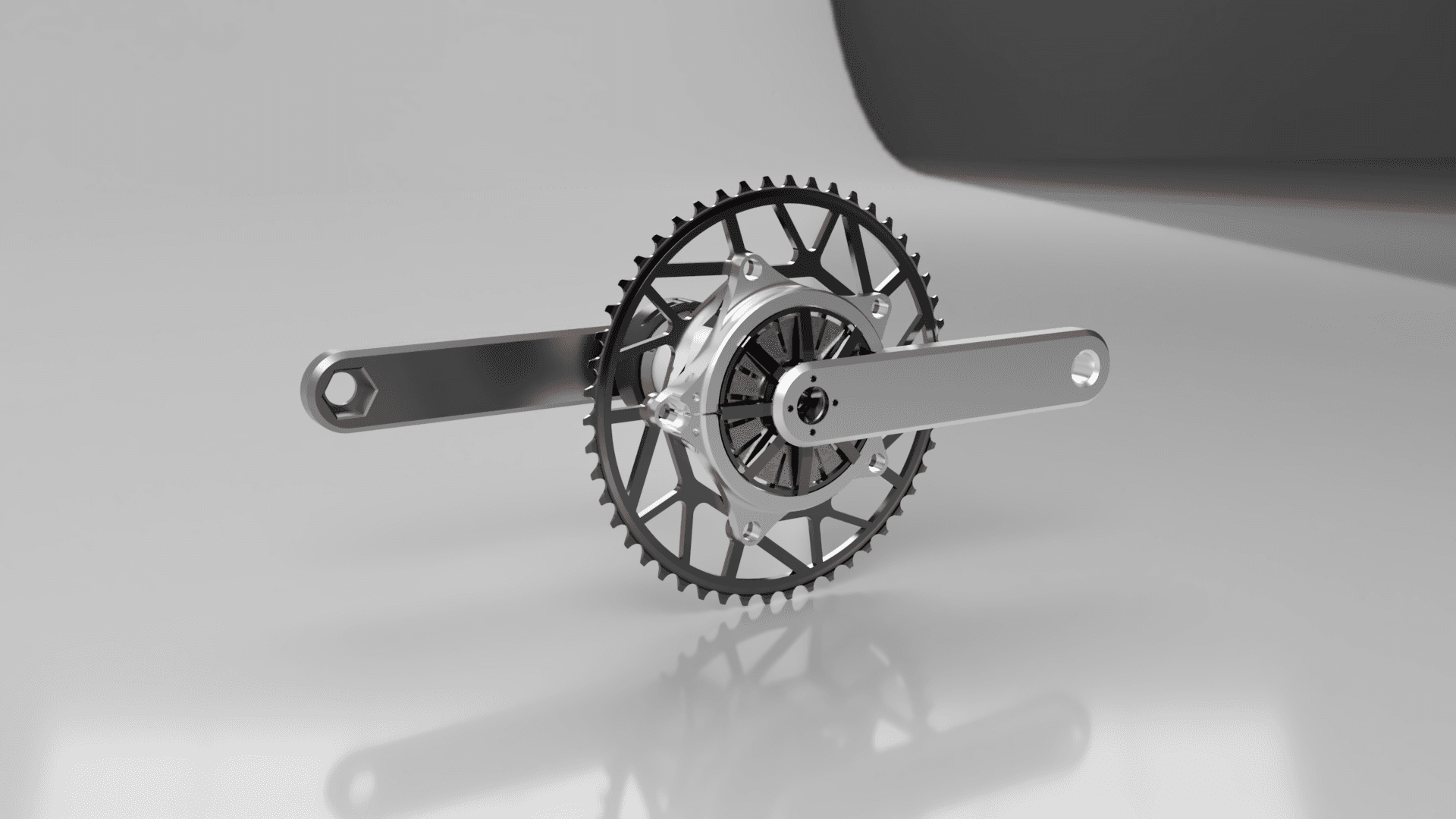 Chainring Integrated E-Bike System